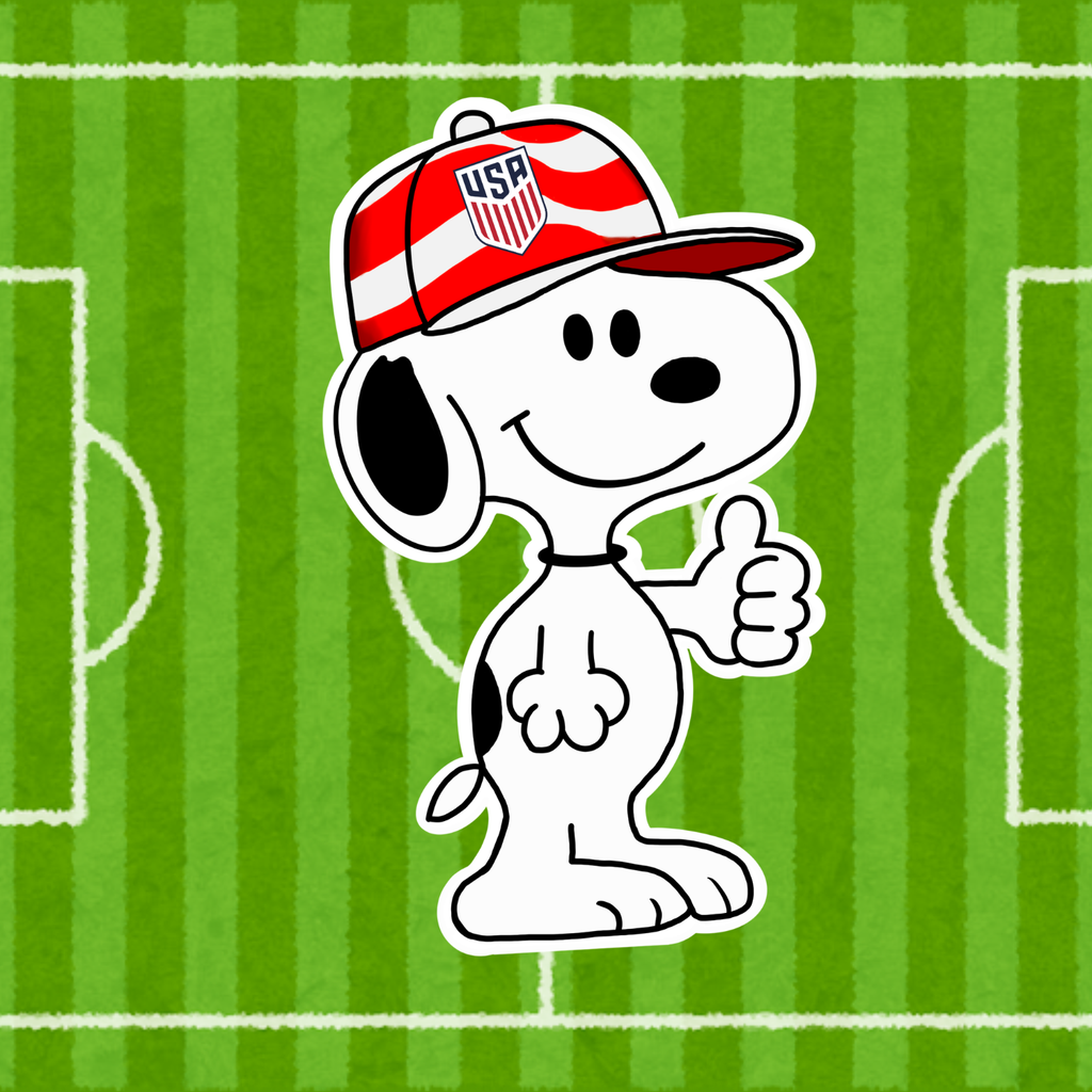 2026 World Cup Teams Snoopy Sticker
