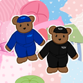 F1 Team Inspired Teddy Bear Vinyl Sticker