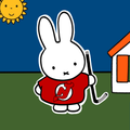 Autocollant vinyle Miffy Lapin Conférence Est LNH | Décalque inspiré du hockey