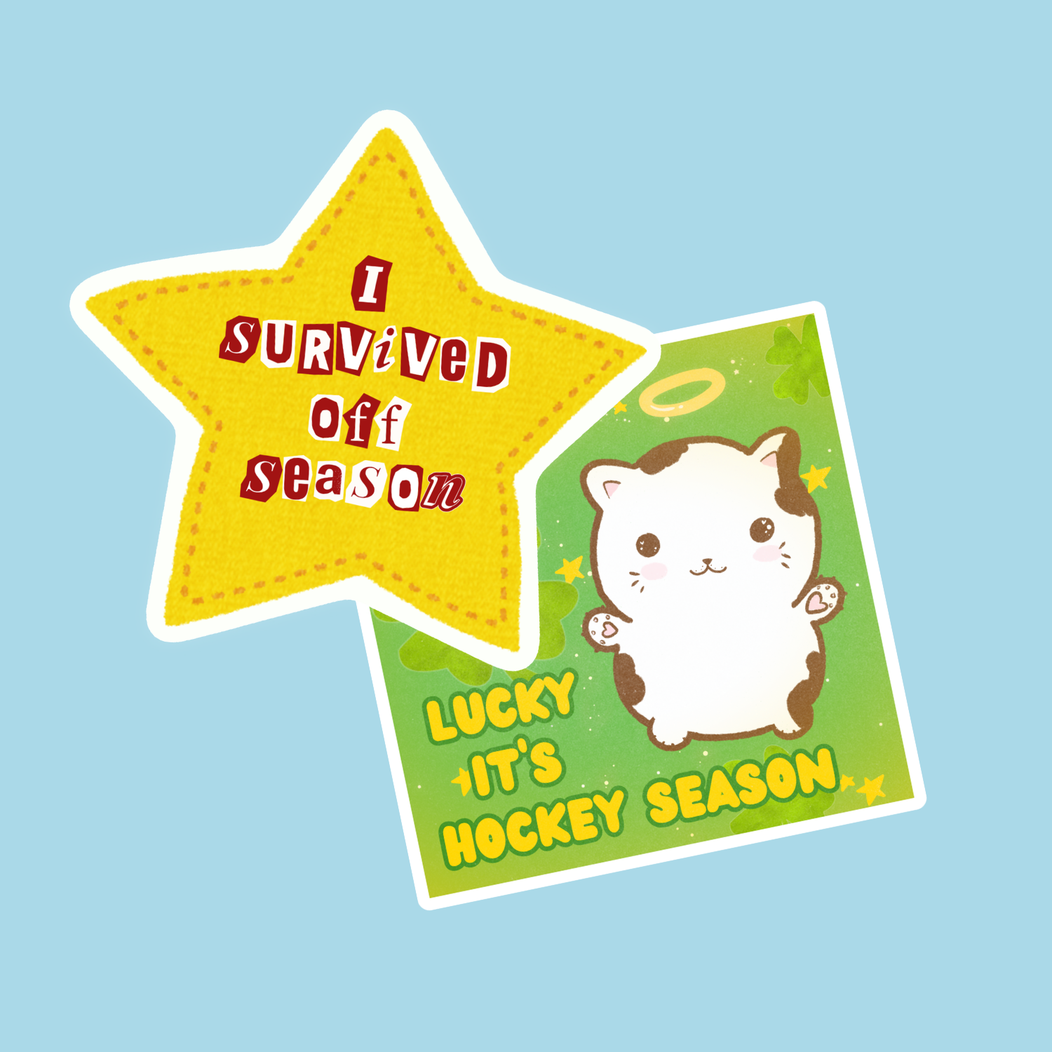 The Luckiest - Hockey Sticker | Hockey NHL Inspired Decal