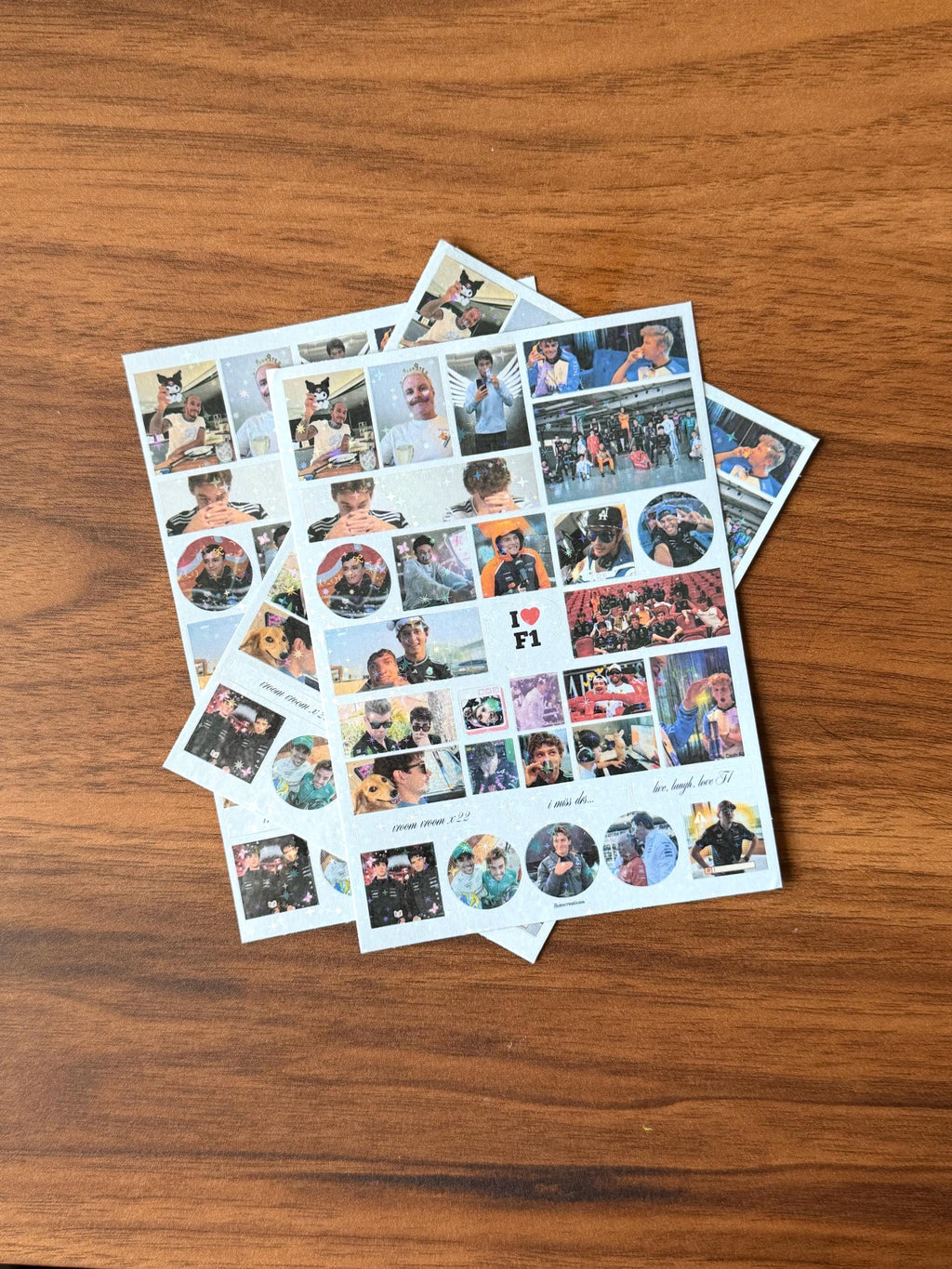 Meme/Reaction F1 2026 Sticker Sheet | Formula One Stickers