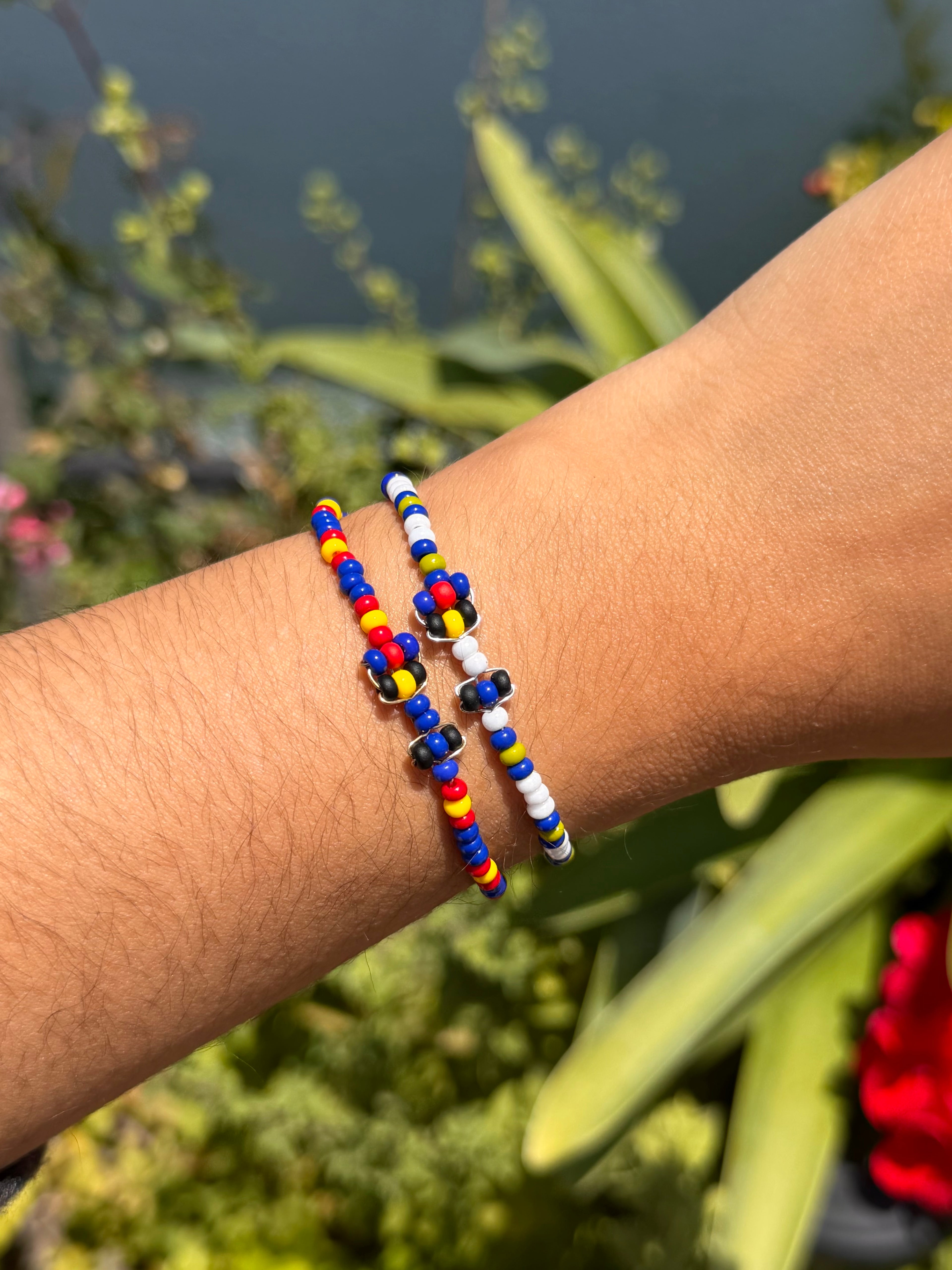 F1 Race Car Beaded Bracelet