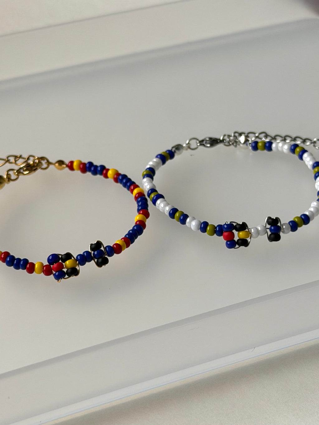 F1 Race Car Beaded Bracelet