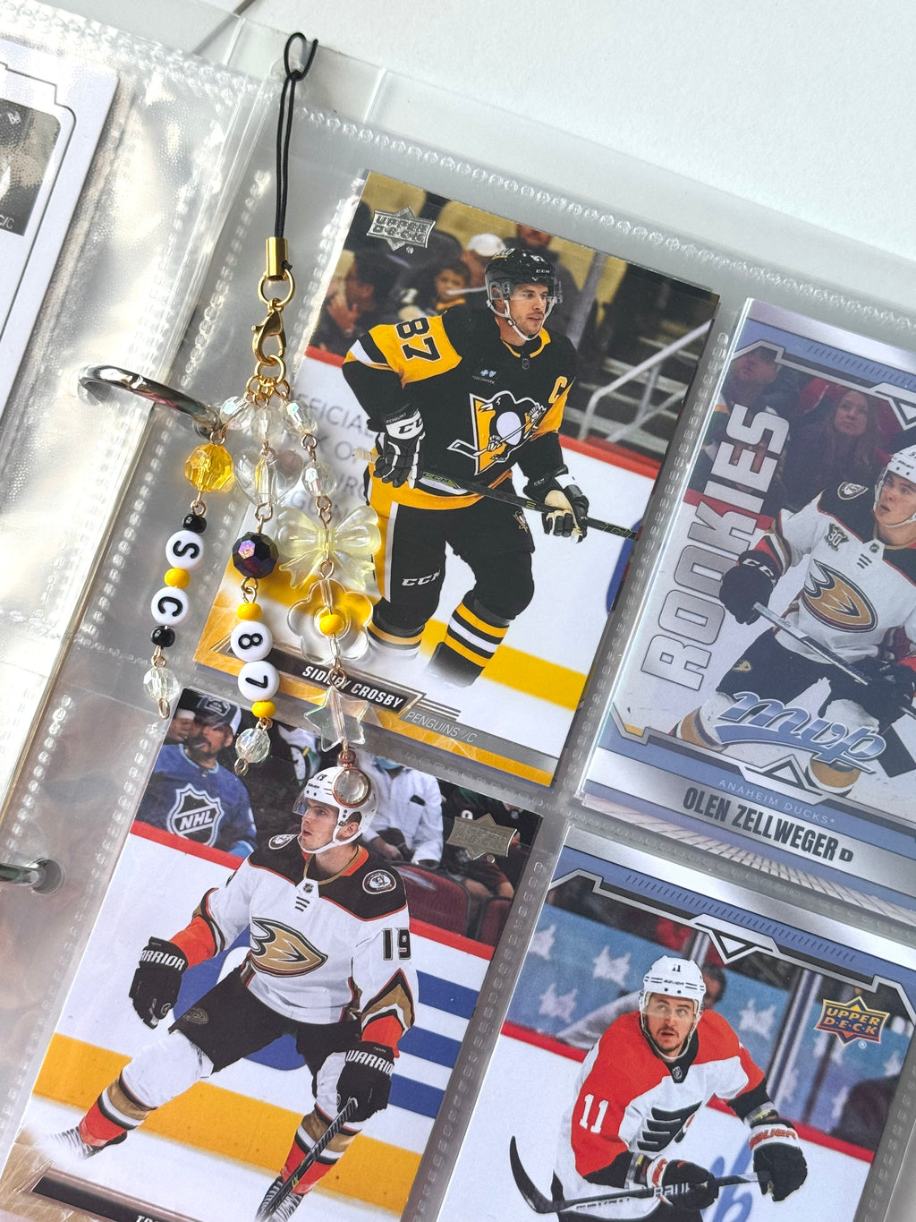 NHL Player Inspired Handmade Beaded Charm