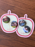 Apple of my Eye F1 Driver Duo Pin | Button Set