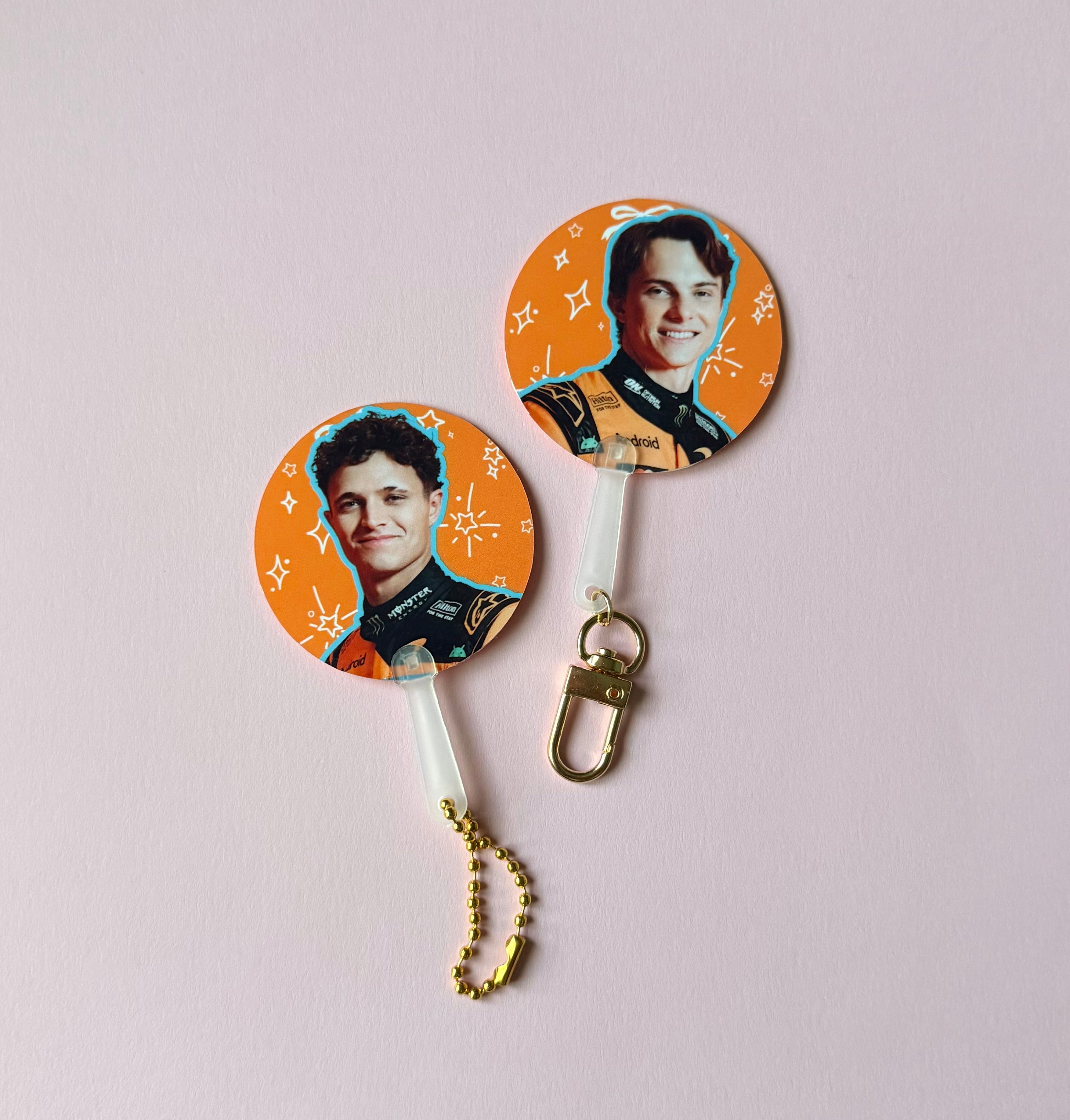 F1 Driver Mini Picket Keychains | Formula 1 Inspired Mini Picket Charm