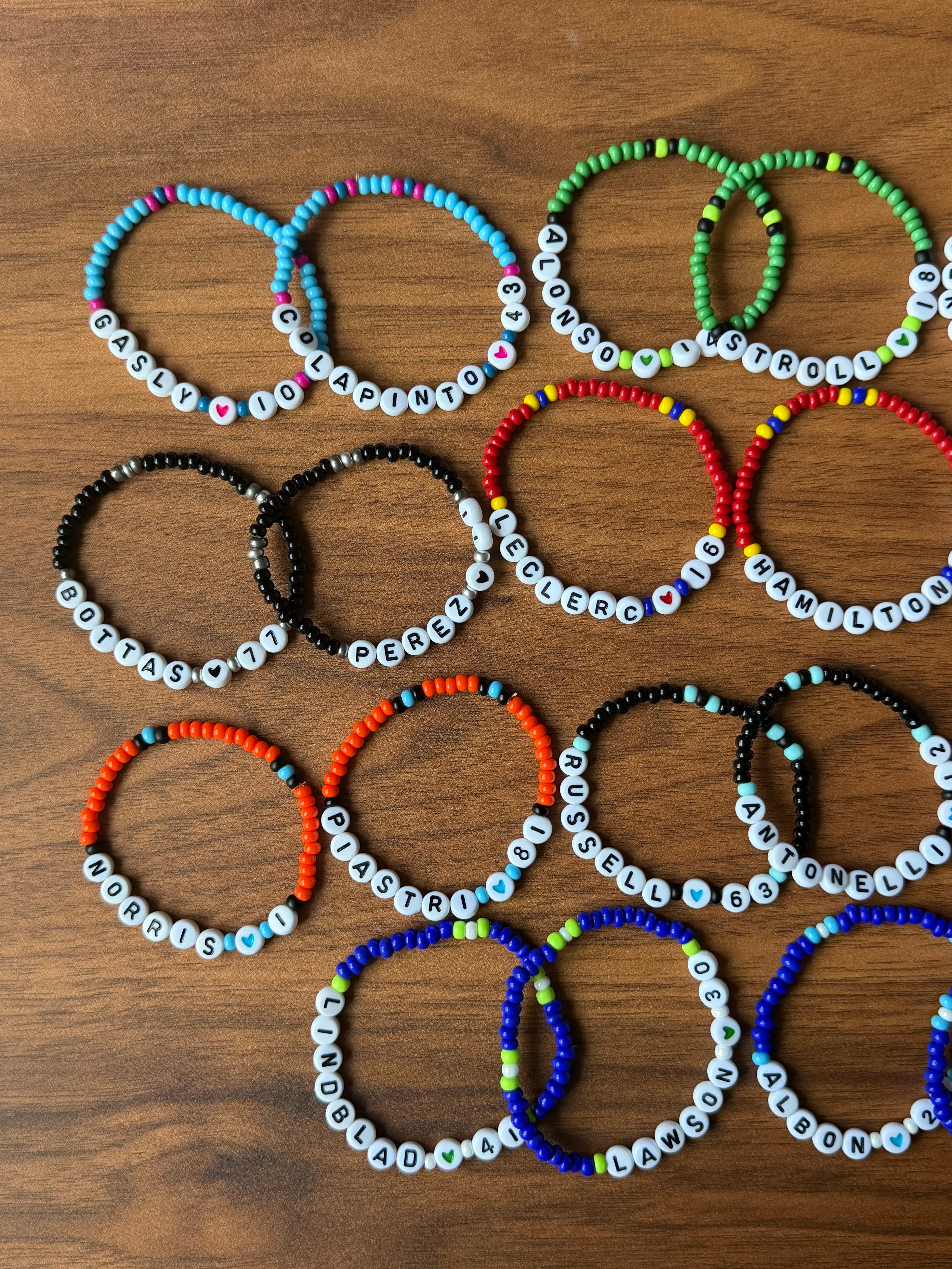 F1 Friendship Bracelet Duo