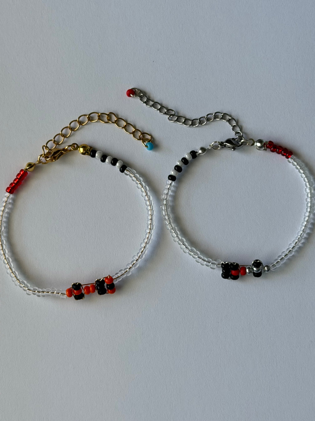 5 Red Lights Bracelet | F1 Race Car Beaded Bracelet
