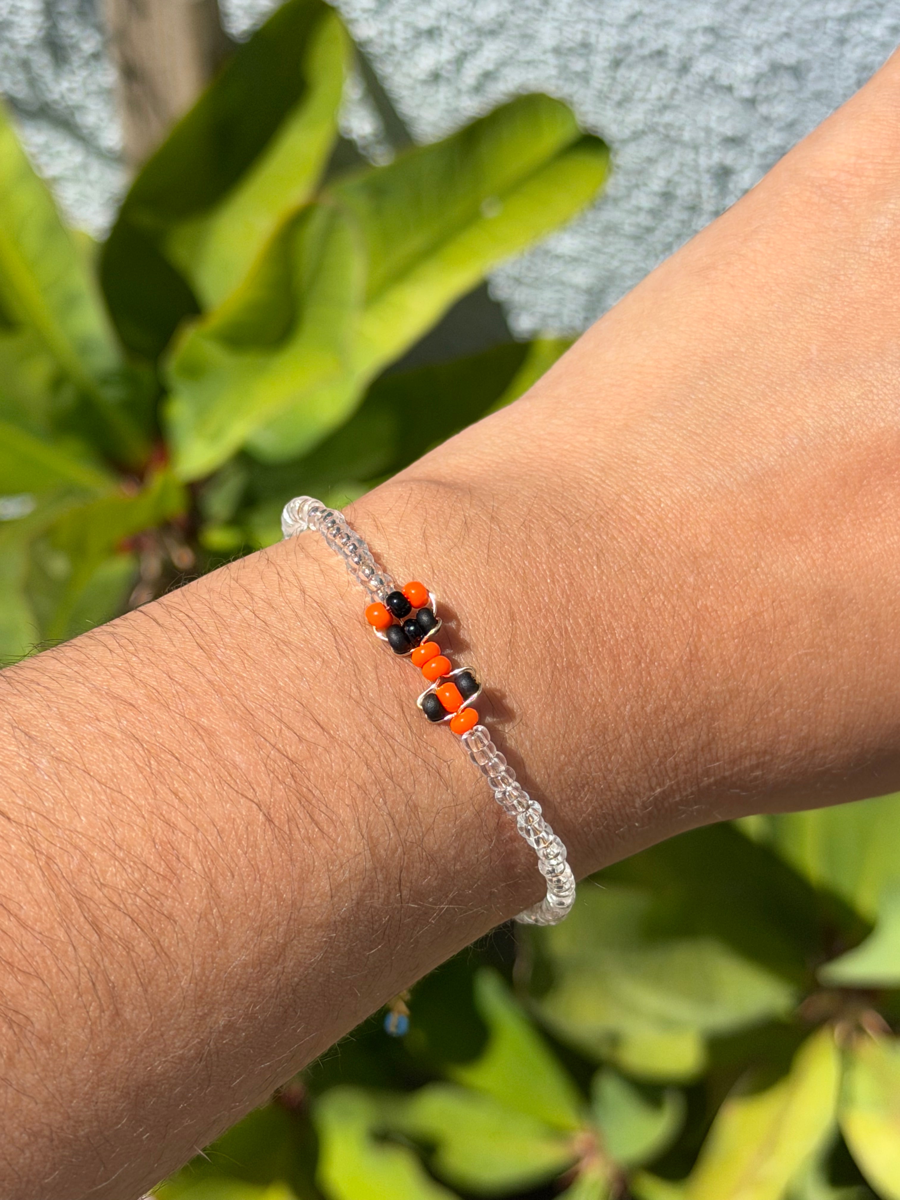 5 Red Lights Bracelet | F1 Race Car Beaded Bracelet