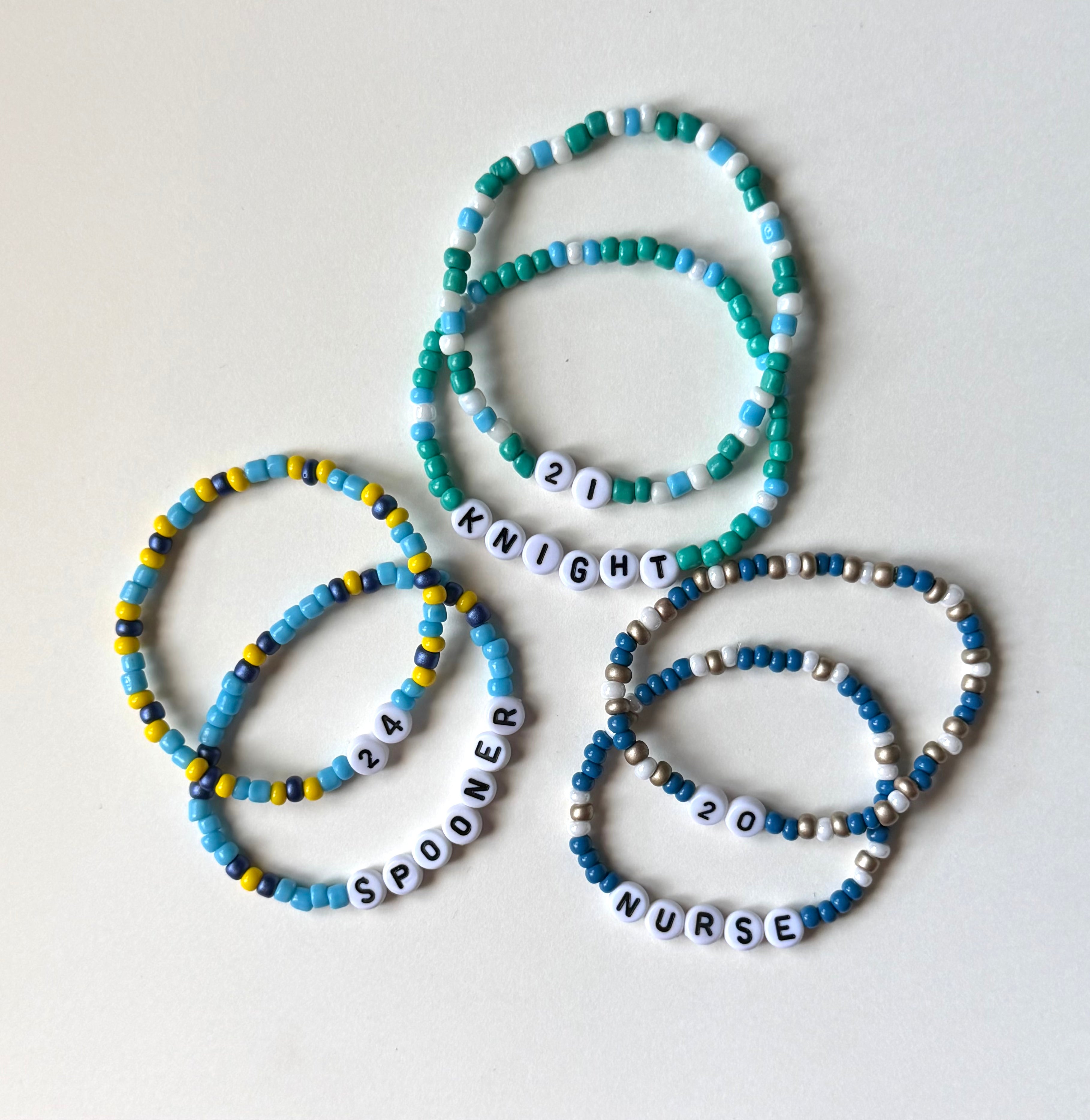 PWHL Inspired Player Friendship Bracelet Set