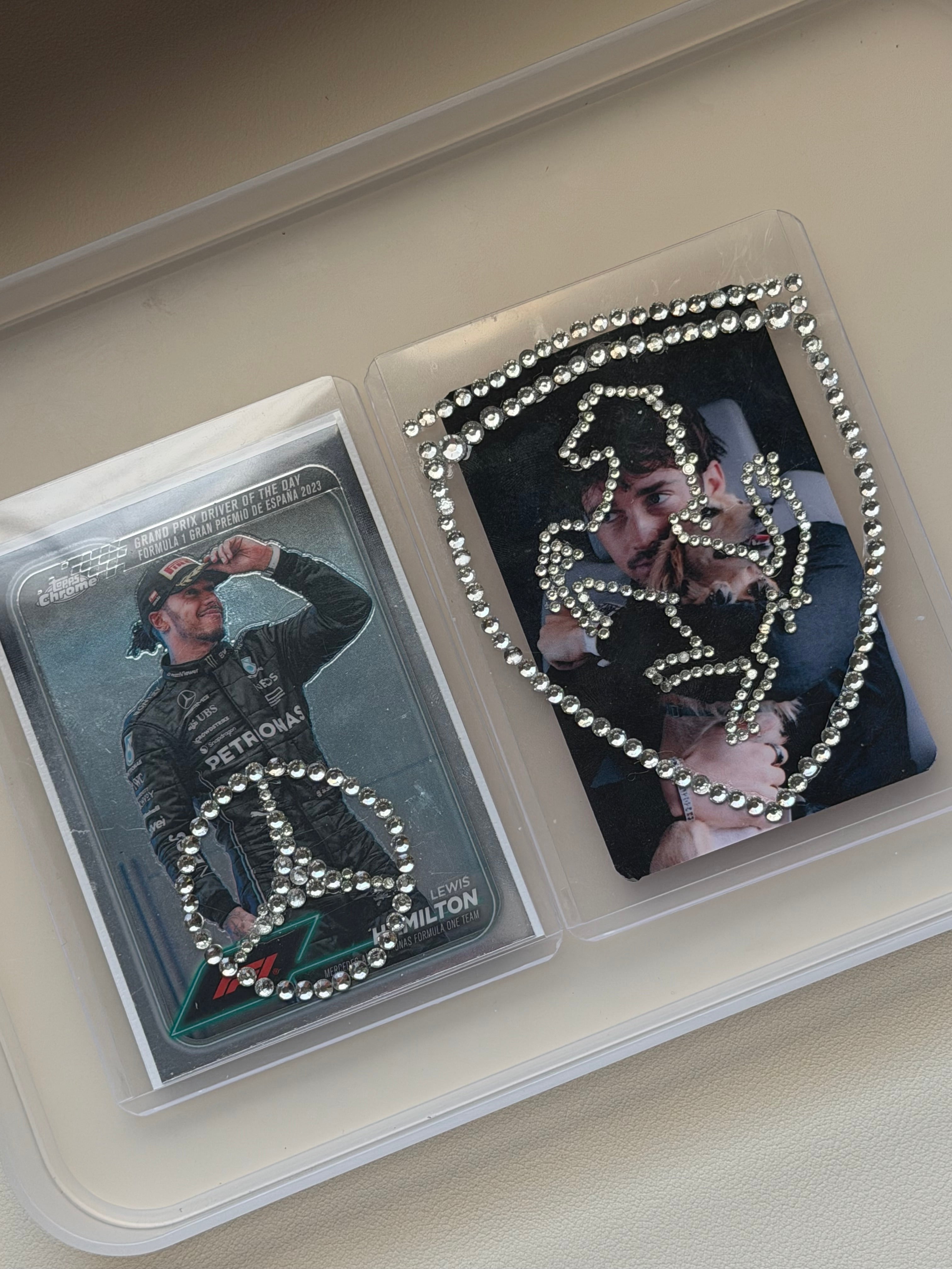 F1 Team Rhinestone Hard Sleeve | Photocard Holder
