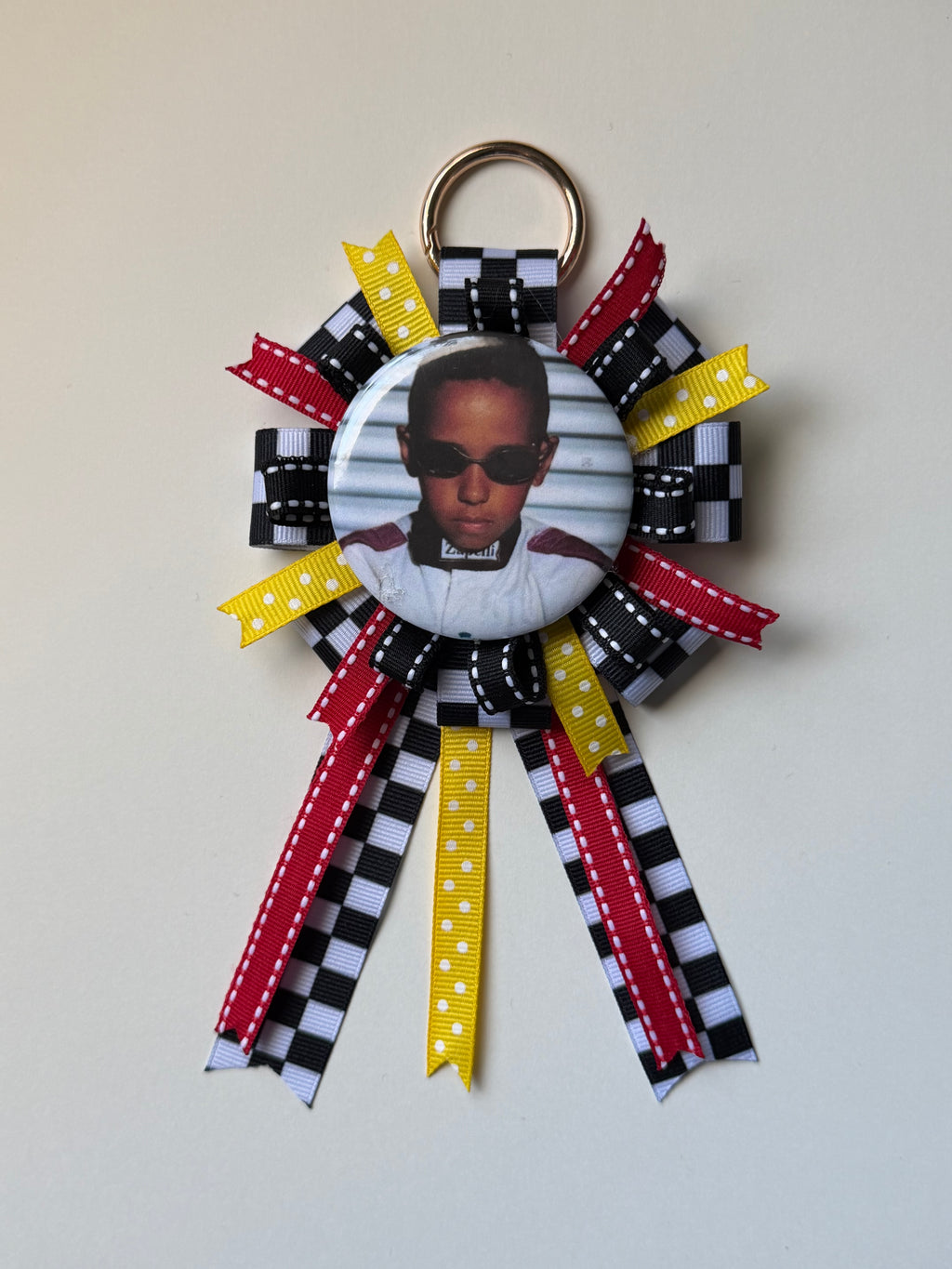 F1 Driver Rosette Badge Keychain | Formula 1 Accessory