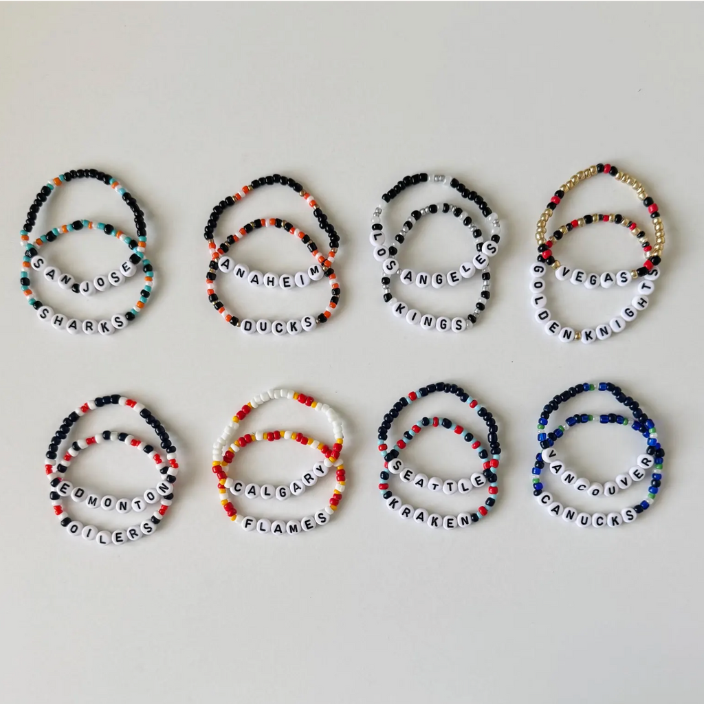 NHL Team Friendship Bracelet Set