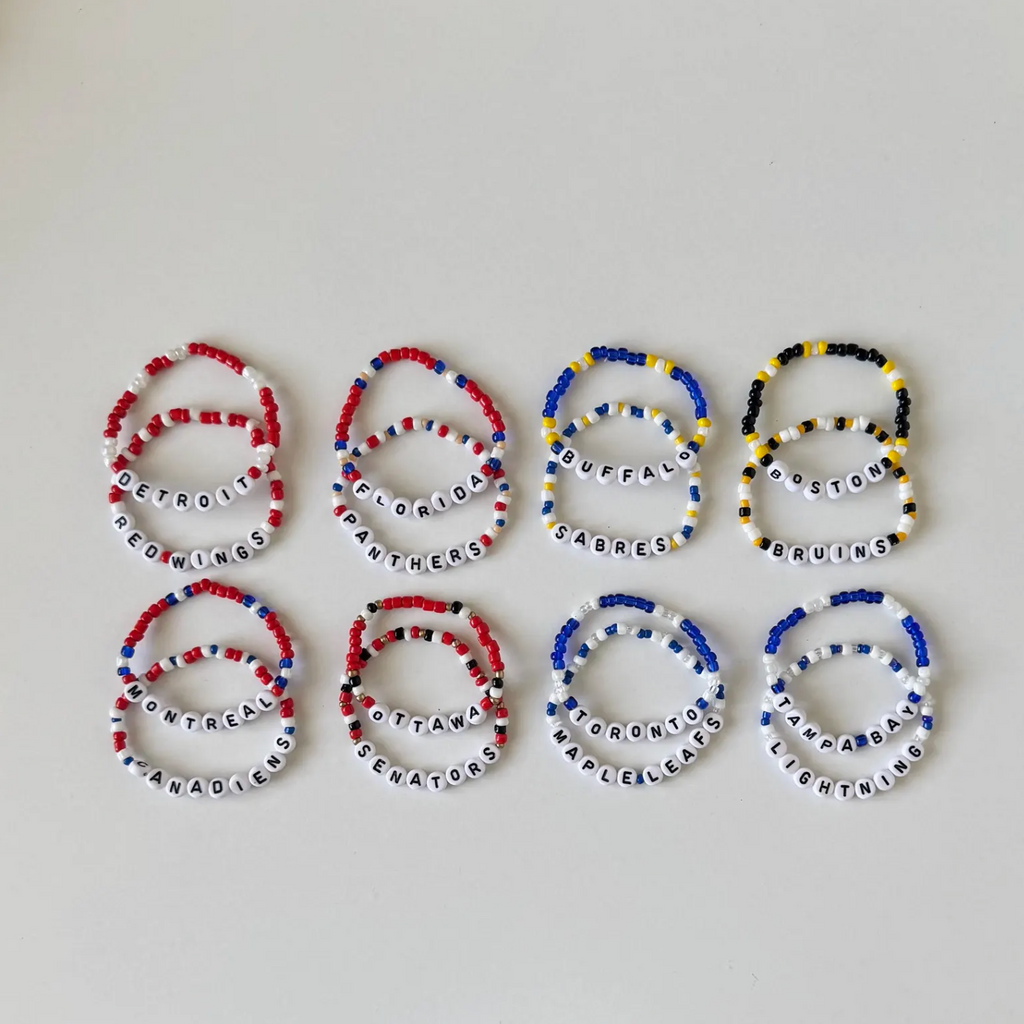 NHL Team Friendship Bracelet Set
