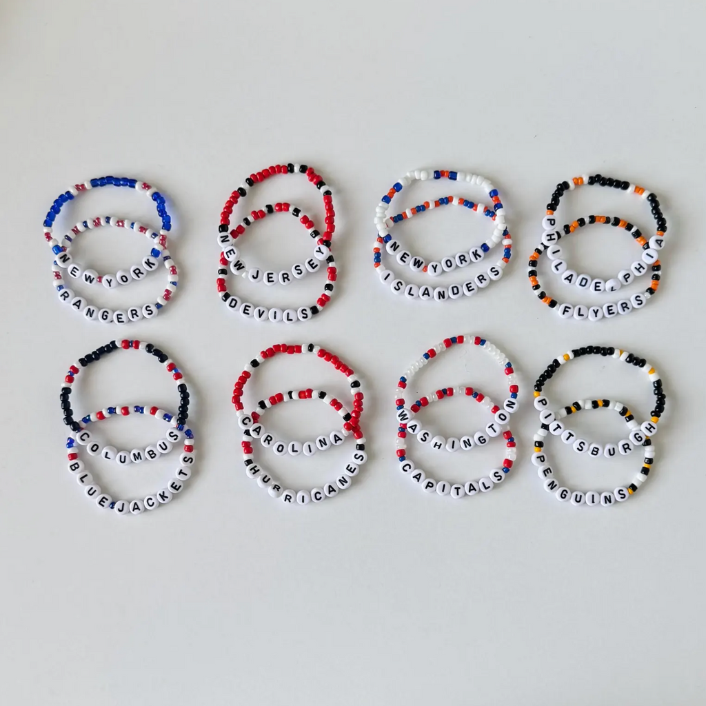 NHL Team Friendship Bracelet Set