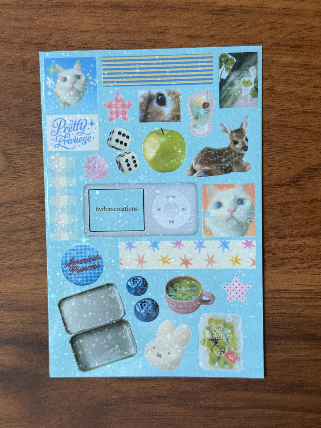 Planches d'autocollants Bits & Cutie Bobs