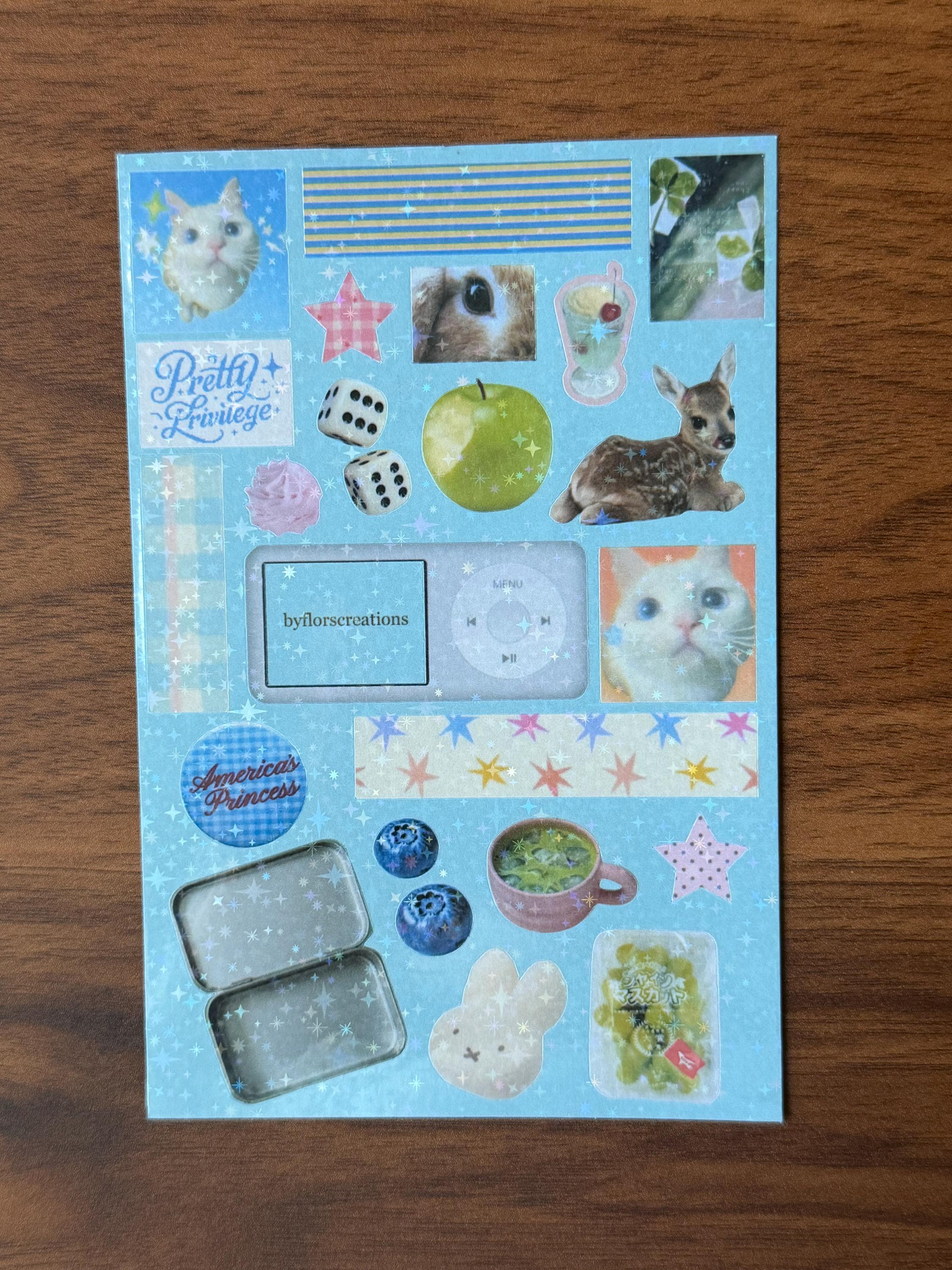Planches d'autocollants Bits & Cutie Bobs
