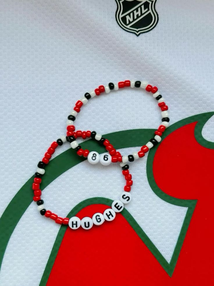 NHL Inspired Player Friendship Bracelet Set